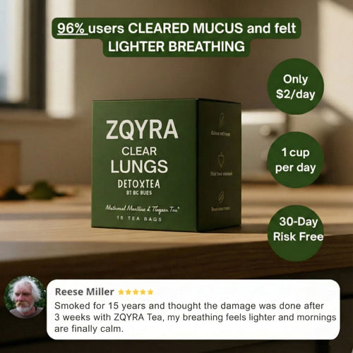 ZQYRA TEA BAGS FOR LUNG DETOX